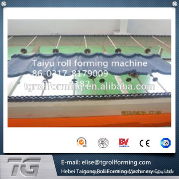 South Africa Best material Standard Archaized Colored Roofing Vermiculite Tile Forming Machine